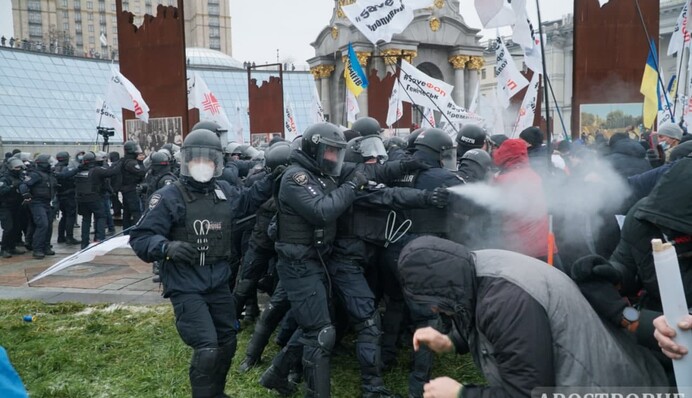 Протесты предпринимателей на Майдане: как прошла ночь и что происходит сейчас