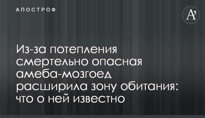 Из-за потепления смертельно опасная амеба-мозгоед расширила зону обитания: что о ней известно