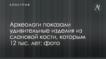 Археологи показали удивительные изделия из слоновой кости, которым 12 тыс. лет: фото