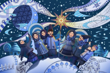 Красивые колядки для детей и взрослых на Рождество