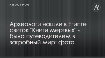 Археологи нашли в Египте свиток "Книги мертвых" - была путеводителем в загробный мир: фото