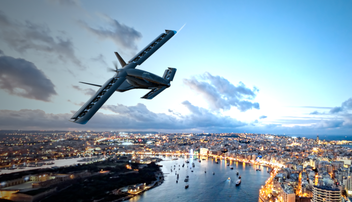 Презентован прототип летающего авто с вертикальным взлетом и скоростью 350 км/ч: фото