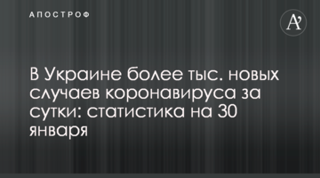 В Украине менее 5 тыс. новых случаев коронавируса за сутки: статистика на 30 января