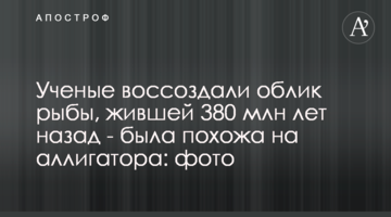 Ученые воссоздали облик рыбы, жившей 380 млн лет назад - была похожа на аллигатора: фото
