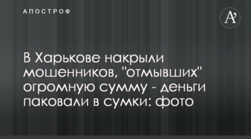 У Харкові накрили шахраїв, які "відмили" величезну суму - гроші пакували в сумки: фото
