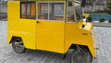 Українець змайстрував забавний електрокар, 