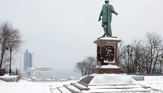 На Одессу надвигается снежная буря