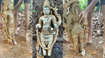 Археологи обнаружили вблизи разрушенного храма статуэтку древнего божества: фото