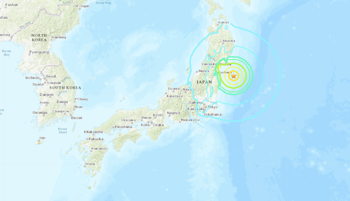 Второй раз за 10 лет: в Японии произошло землетрясение возле атомной электростанции, фото и видео