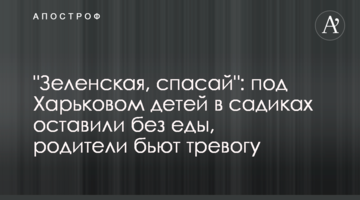 "Зеленская, спасай": под Харьковом детей в садиках оставили без еды, родители бьют тревогу