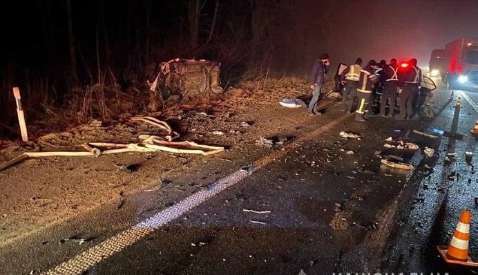 Страшная авария на трассе 