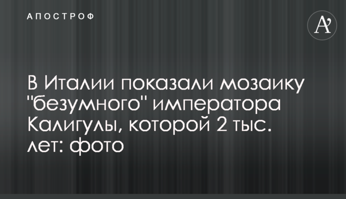 В Італії показали мозаїку 