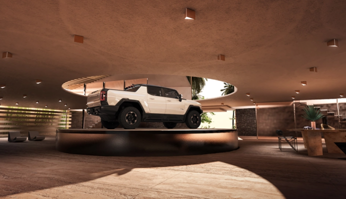 Дизайнер показала, как будет выглядеть дом будущего - электрокару там ответили особое место: видео