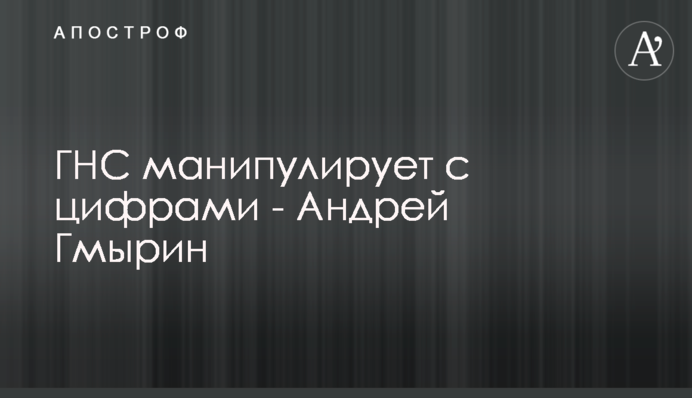 ДПС маніпулює з цифрами - Андрій Гмирін