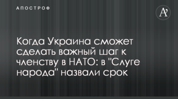 ​​Когда Украина сможет сделать важный шаг к членству в НАТО: в "Слуге народа" назвали срок​
