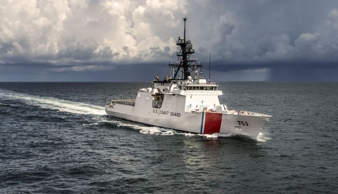 The U.S. Coast Guard Cutter entered the Black Sea