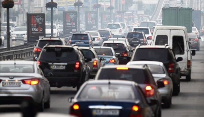 Пробки в Киеве: где не проехать 28 апреля, карта