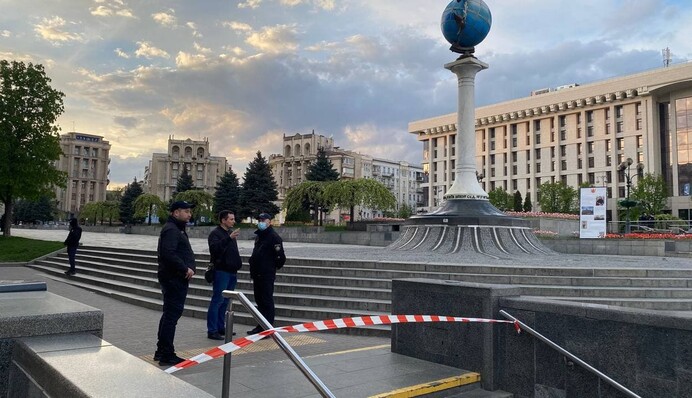 В Киеве перекрыли Майдан Независимости: в полиции назвали причины инцидента, фото