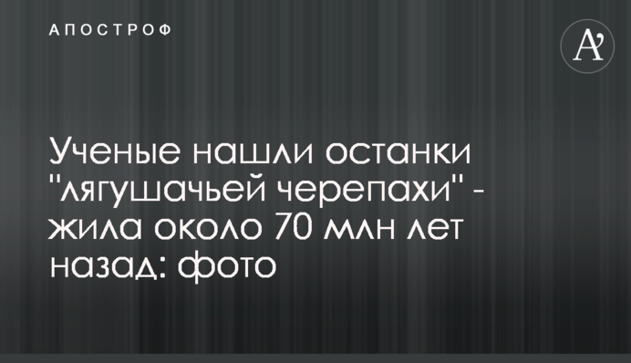 Учені знайшли останки 