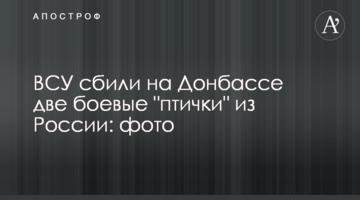 ЗСУ збили на Донбасі дві бойові "пташки" з Росії: фото
