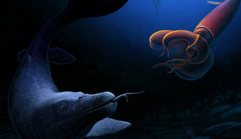 Знайдено останки вимерлої морської ящірки - з великими щелепами і 10 метрів в довжину: фото