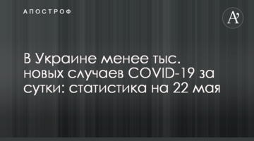 В Україні понад 4,5 тис. нових випадків COVID-19 за добу: статистика на 22 травня