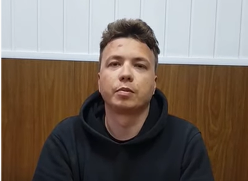 У Білорусі оприлюднили відеозвернення Романа Протасевича після затримання