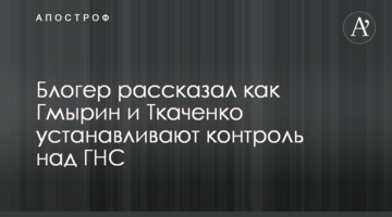 Блогер розповів як Гмирін і Ткаченко встановлюють контроль над ДПС