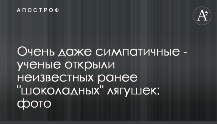 Очень даже симпатичные - ученые открыли неизвестных ранее 
