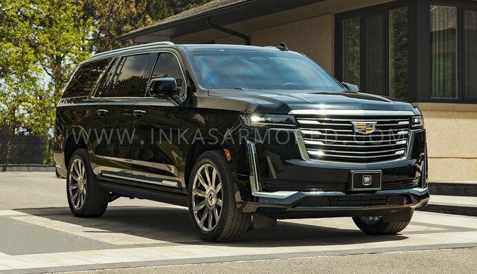 Презентован новый бронированный внедорожник Cadillac - стоит 300 тыс. долларов: фото