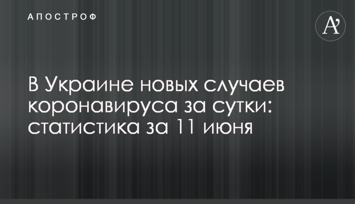 В Украине менее 900 новых случаев коронавируса за сутки: статистика на 13 июня