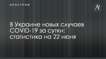 В Украине меньше 300 новых случаев COVID-19 за сутки: статистика на 22 июня