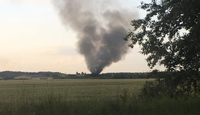 У Росії зазнав аварії бойовий вертоліт МІ-8 - фото і відео