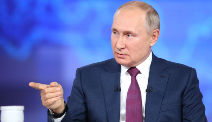 Більше питань, ніж відповідей: пряму лінію з Путіним висміяли в яскравій фотожабі