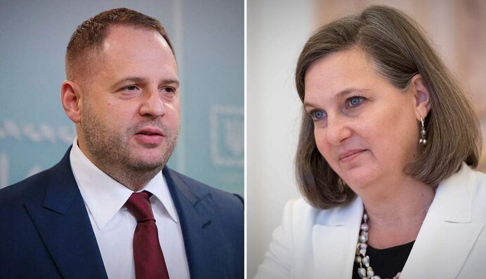 Висловила незмінну підтримку: Єрмак обговорив з Нуланд візит Зеленського до США