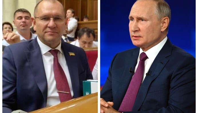 Скандальный нардеп прогнулся перед Путиным за статью об Украине и хочет быть "первым связным"