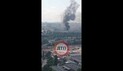 В Киеве на Левом берегу вспыхнул серьезный пожар, видео
