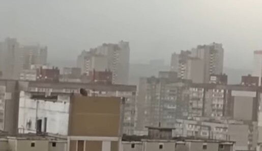 Пилова хмара із Сахари дісталося до Києва: відео
