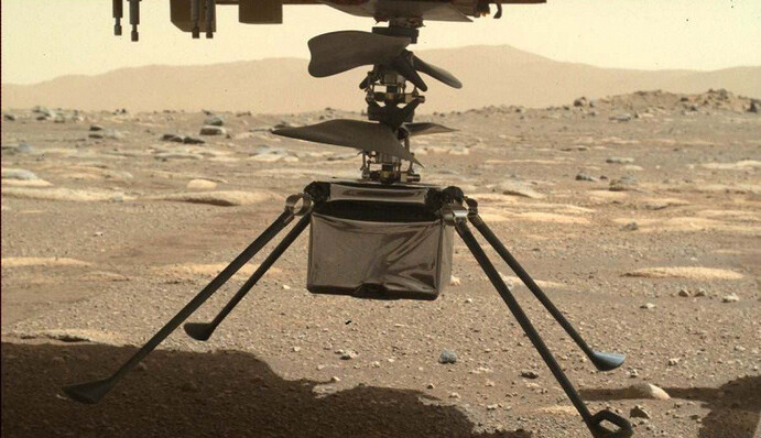 Вертоліт Ingenuity здійснив рекордний політ над Марсом: фото