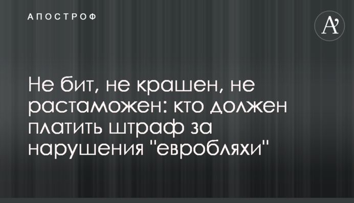 Не бит, не крашен, не растаможен: кто должен платить штраф за нарушения 