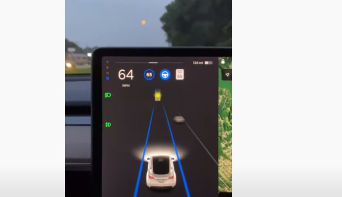 Водій Tesla виявив незвичайну 