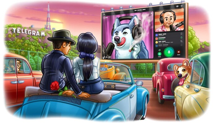 У Telegram з'явилися нові функції: як замовити відеодзвінок на 1000 осіб