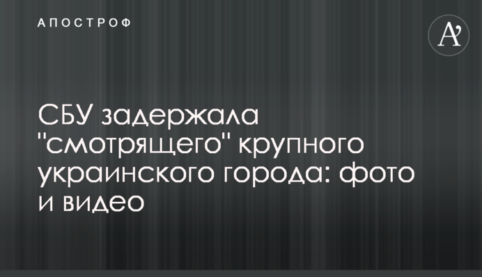 СБУ задержала 