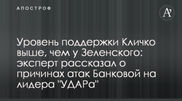 Рівень підтримки Кличка вище, ніж у Зеленського: експерт розповів про причини атак Банкової на лідера "УДАРу"