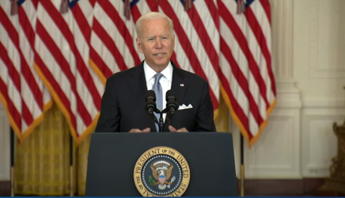 Байден звернувся до нації: американці не будуть вмирати за інтереси Афганістану