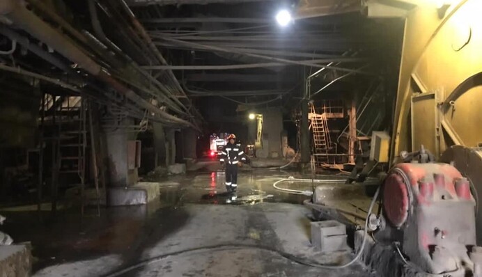 В Івано-Франківській області спалахнула пожежа на тепловій електростанції: фото