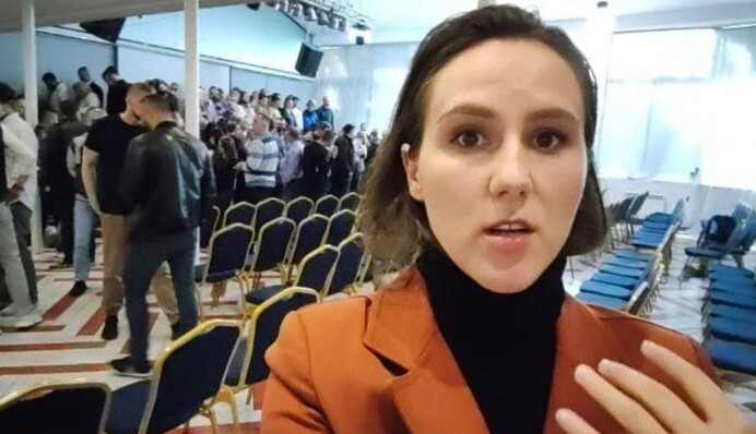 Активісти партії Шарія погрожували журналістці Апостроф TV