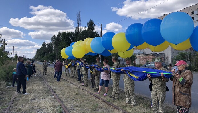 У Донецьк прилетів сюрприз від українських патріотів: відео