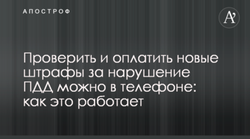 Перевірити і оплатити нові штрафи за порушення ПДР можна в телефоні: як це працює