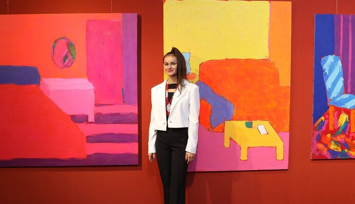 Работа молодой художницы Ангелины Гафинец пополнила фонд владельца единственного в Украине оригинала Малевича